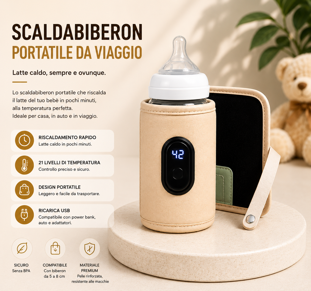 Veluné WarmGo™ – Scaldabiberon Portatile USB