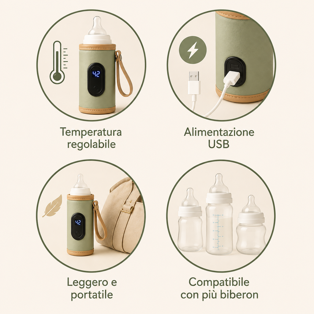 Veluné WarmGo™ – Scaldabiberon Portatile USB