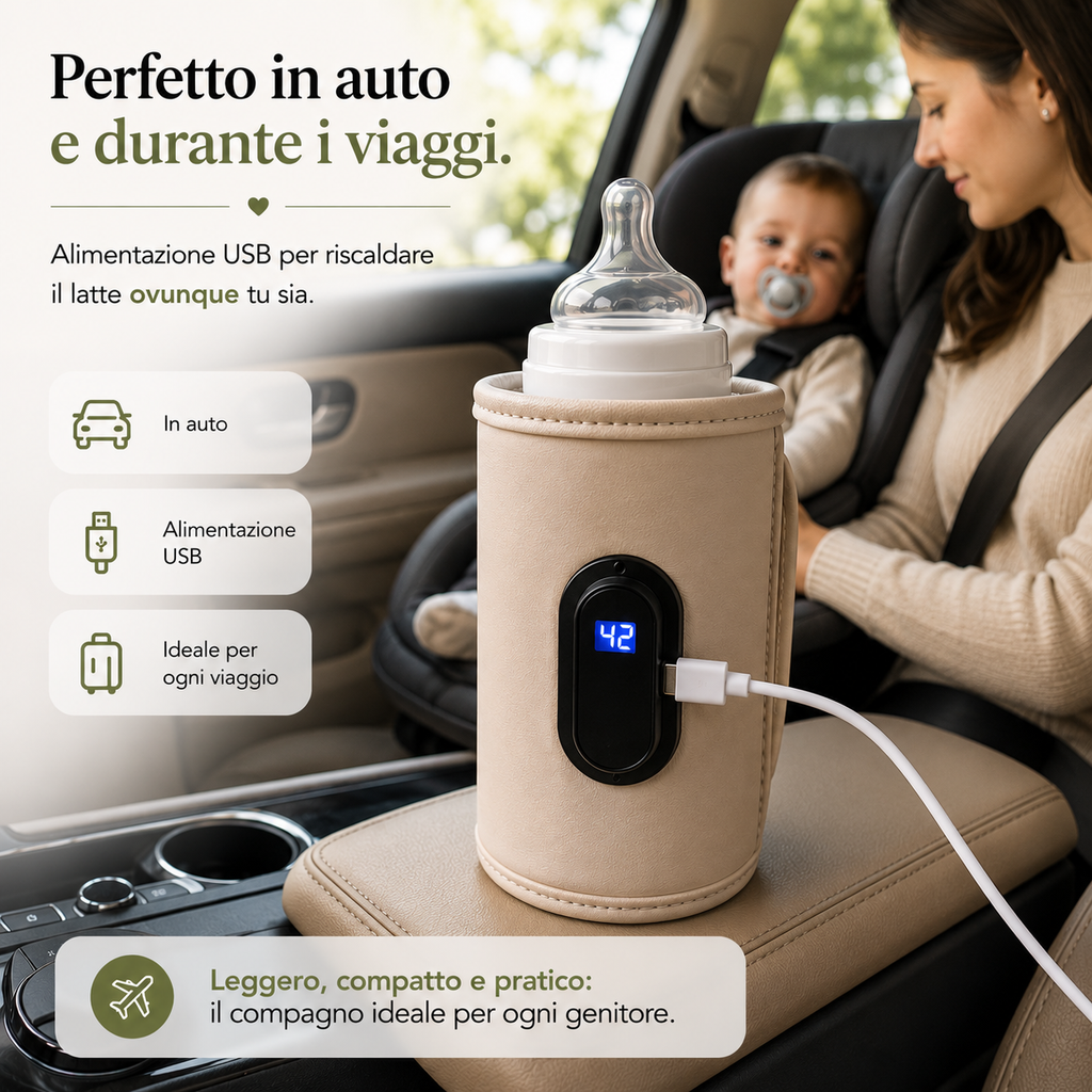 Veluné WarmGo™ – Scaldabiberon Portatile USB