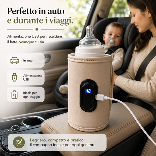 Veluné WarmGo™ – Scaldabiberon Portatile USB