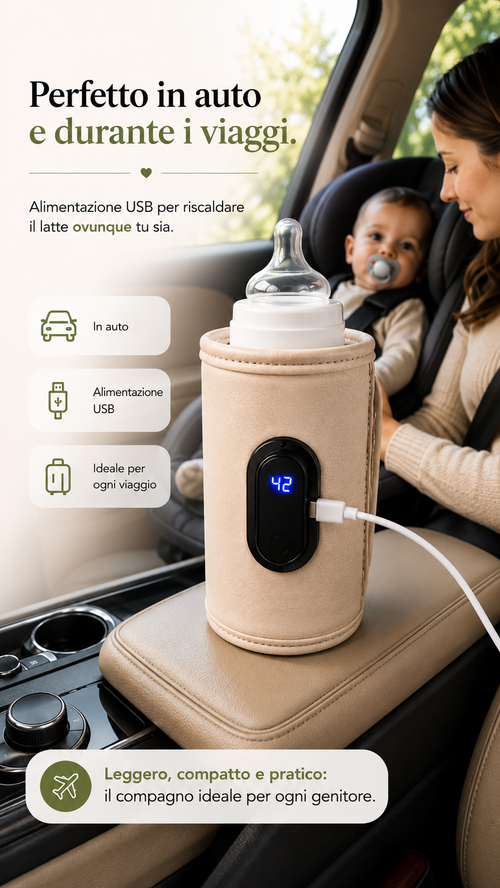 Veluné WarmGo™ – Scaldabiberon Portatile USB